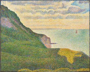 Seascape em Port-en-Bessin, Normandia, 1888